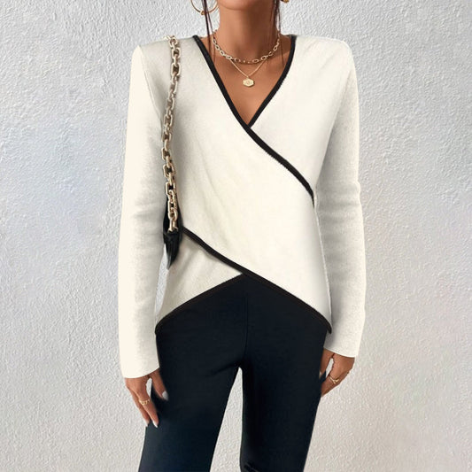 Mia® | Elegant V-neck sweater