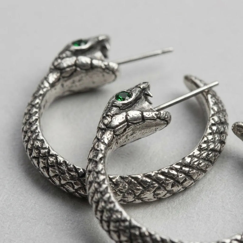 Venom Circle Earrings