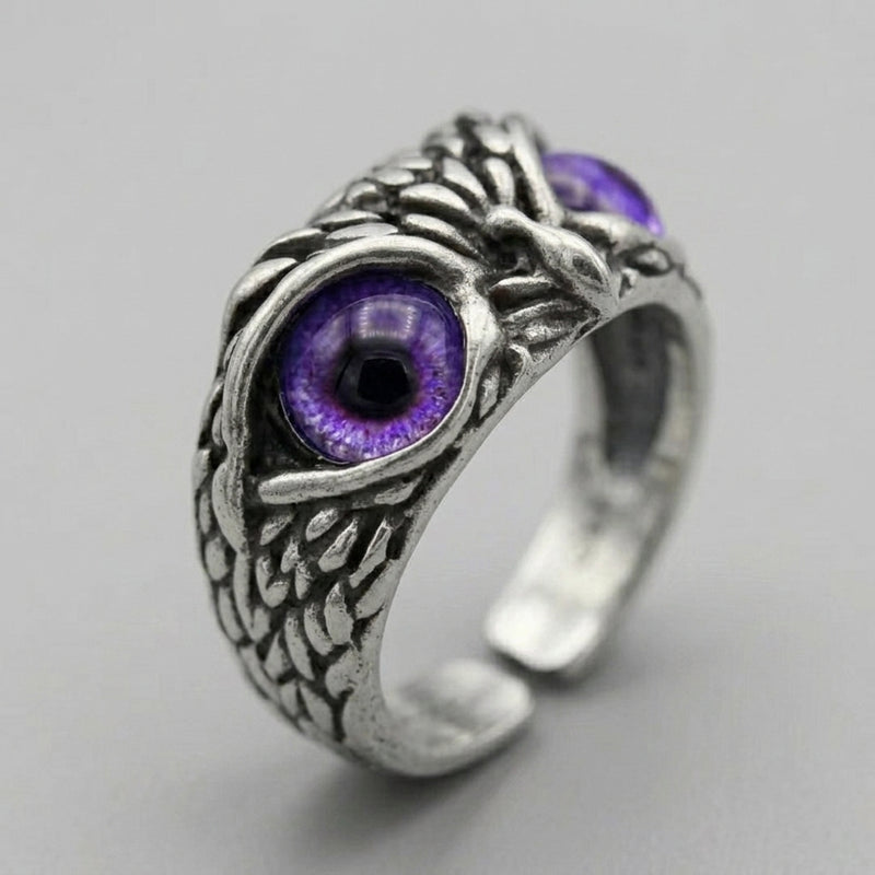 Mystic Owl Eye Ring