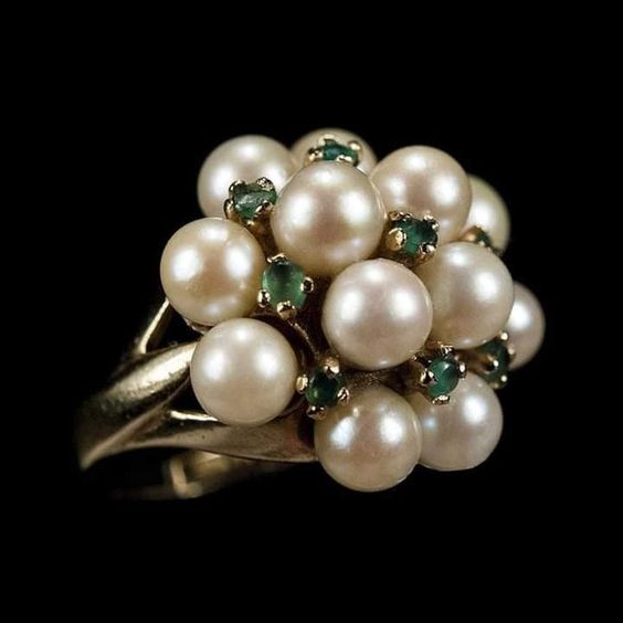 Vintage Handmade Pearl Ring