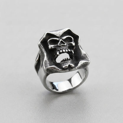 Screaming Skull Ring