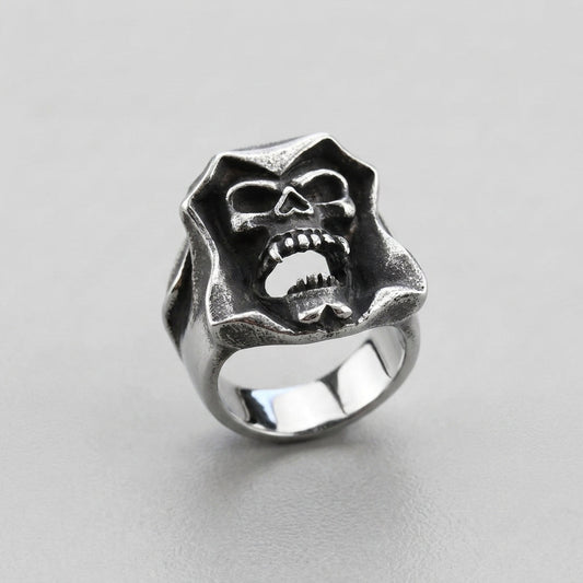 Screaming Skull Ring