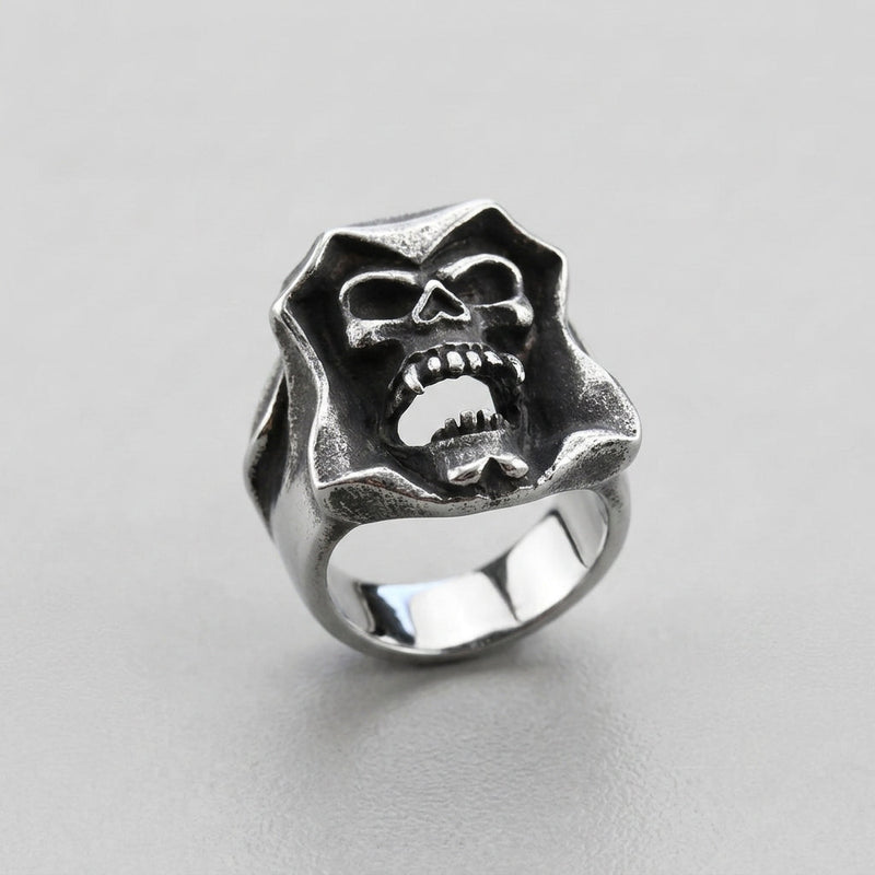 Screaming Skull Ring