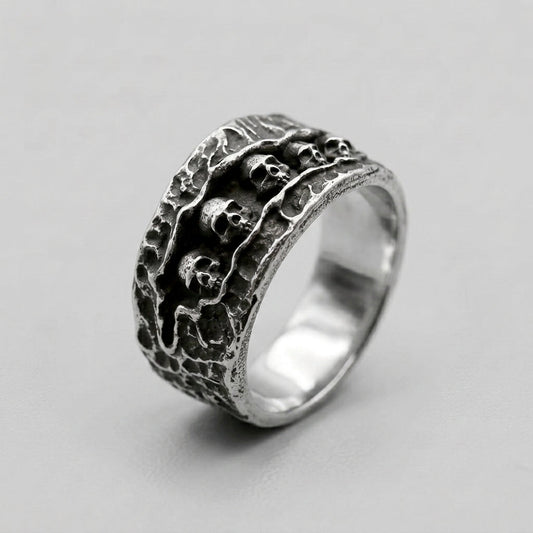 Skull Catacomb Band Ring