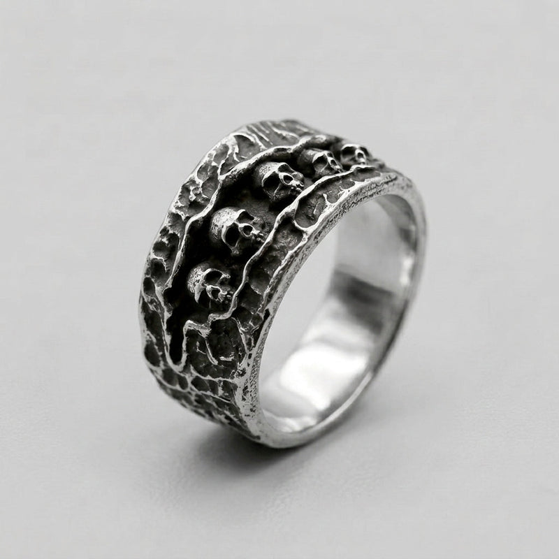 Skull Catacomb Band Ring