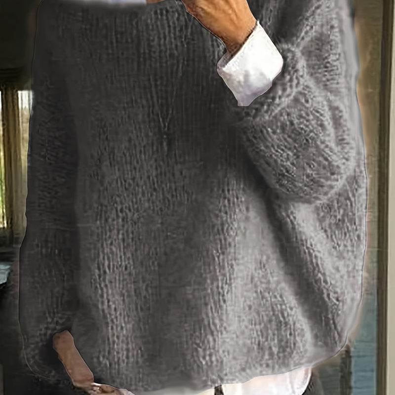 LM | Cozy oversized knitted sweater