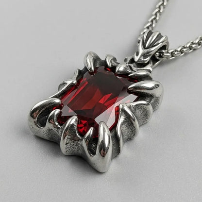 Scarlet Relic Pendant Necklace