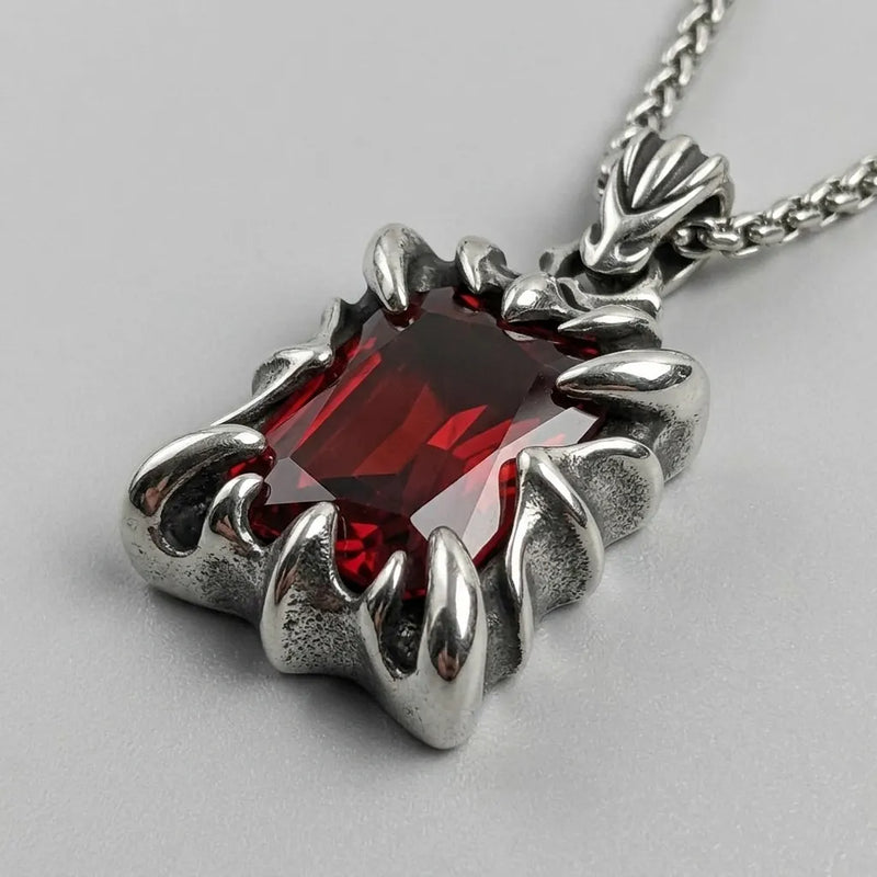 Scarlet Relic Pendant Necklace