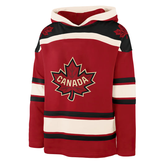 Men's Canada Hockey Colorblock Print Hoodie elevenforest