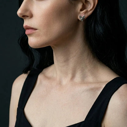 Mystic Bat Stud Earrings