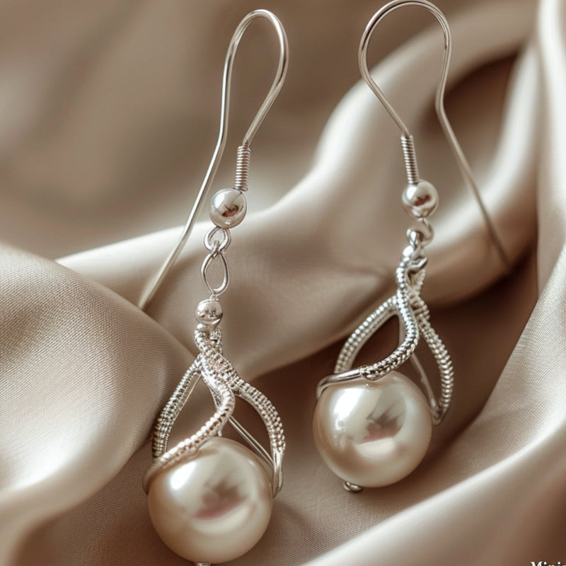 Beautiful Pearl Earring with Unique Style