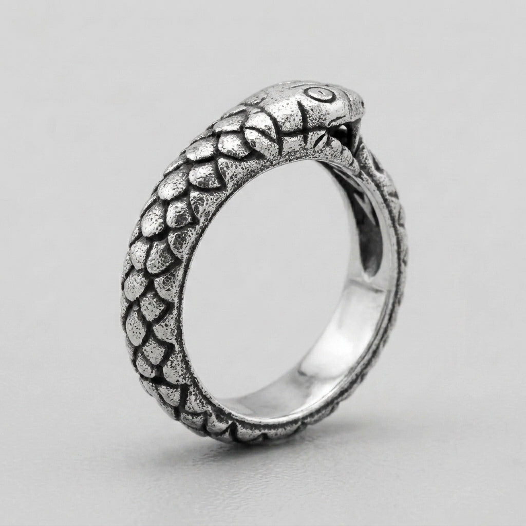 Ouroboros Snake Ring