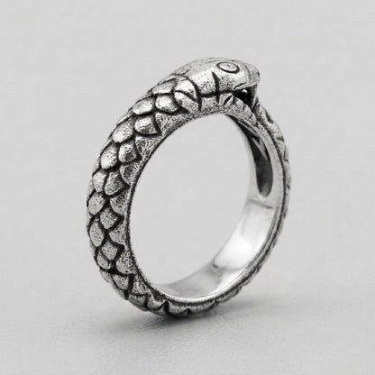 Ouroboros Snake Ring