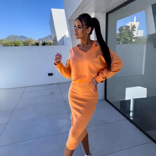Yanet® | Comfortable Sweater And Dress Set