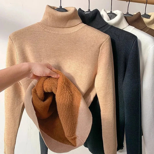 Begoña® | Elegant sweater with a high collar