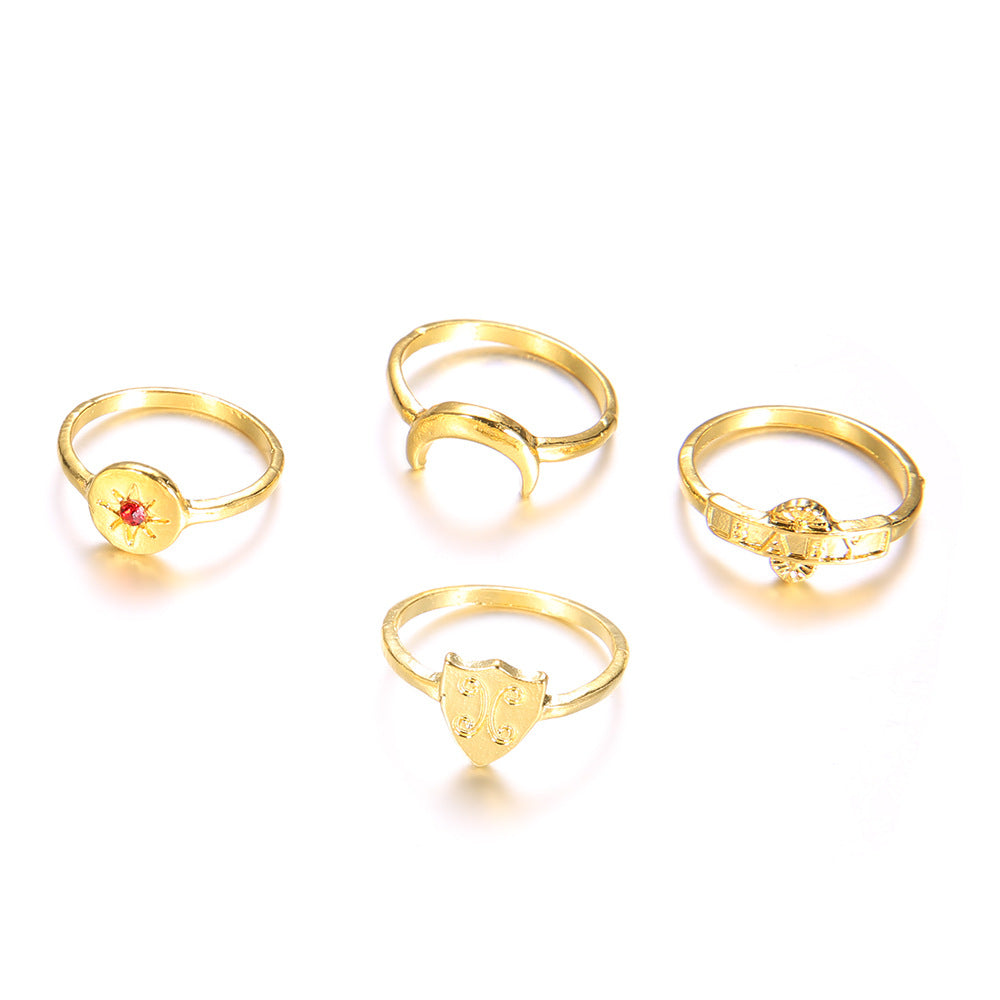 Beautiful Gold Set with Unique Style