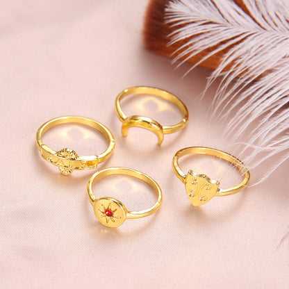 Beautiful Gold Set with Unique Style