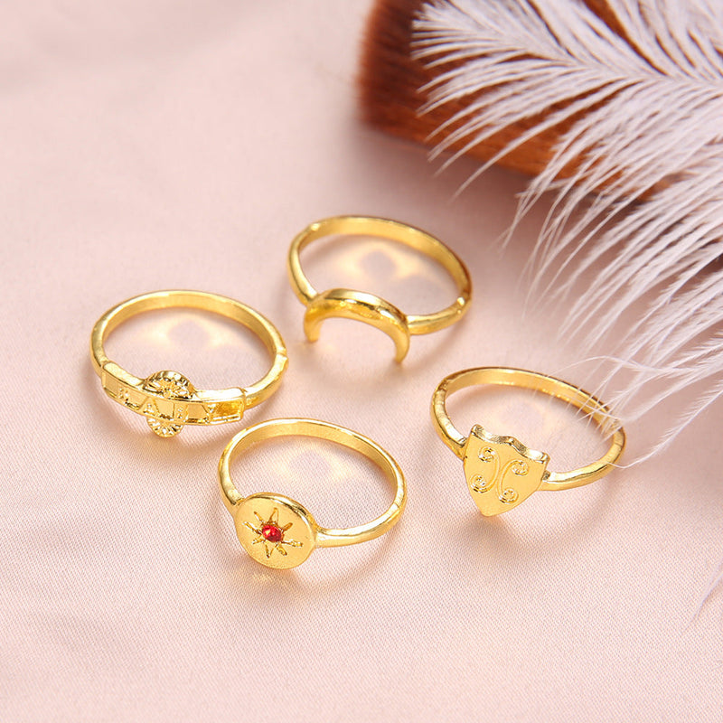 Beautiful Gold Set with Unique Style