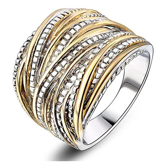 Delicate Artisan Gold Ring