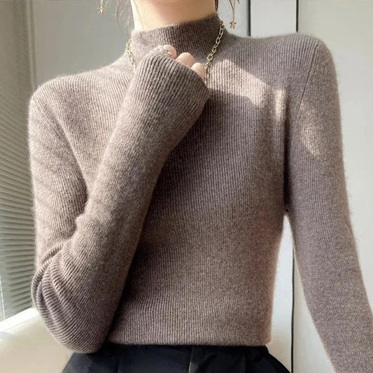 Esther® | Negasi women's half turtleneck sweater