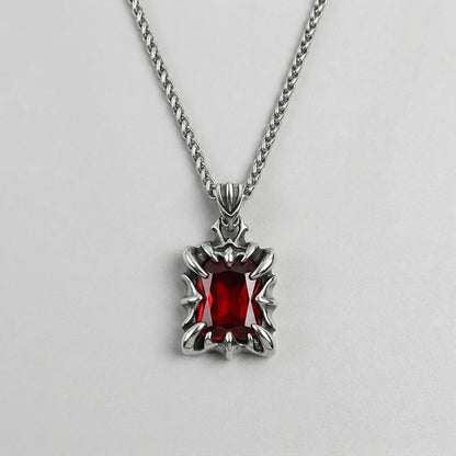 Scarlet Relic Pendant Necklace