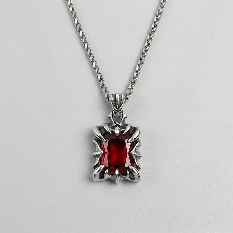 Scarlet Relic Pendant Necklace