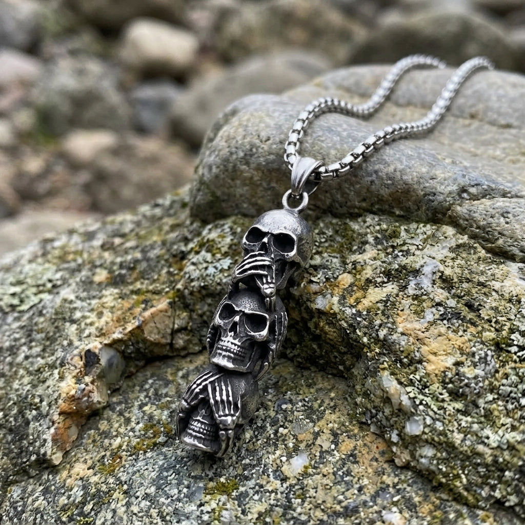 Ancient Skull Totem Necklace