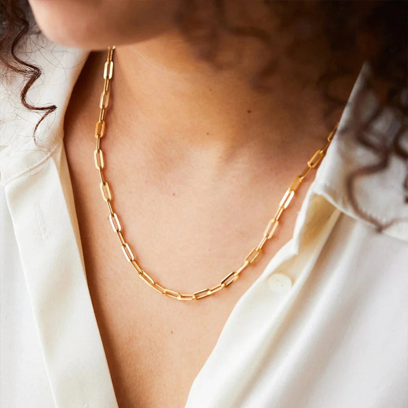 Vintage Handmade Gold Necklace