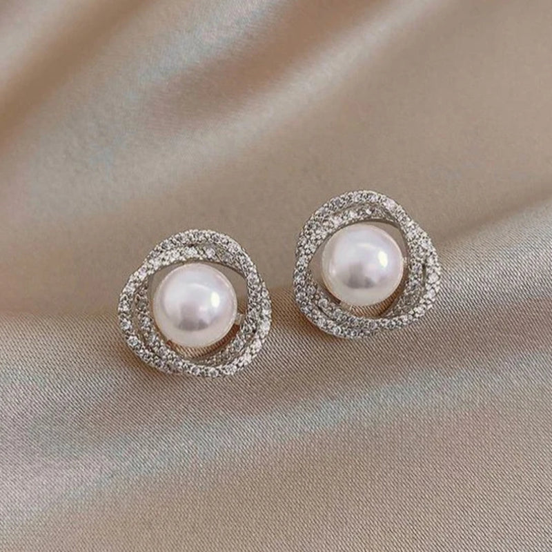 Delicate Artisan Pearl Earring