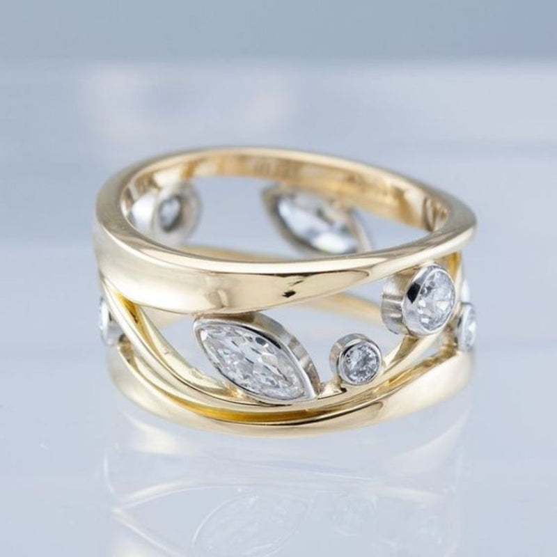 Beautiful Gold Ring with Unique Style
