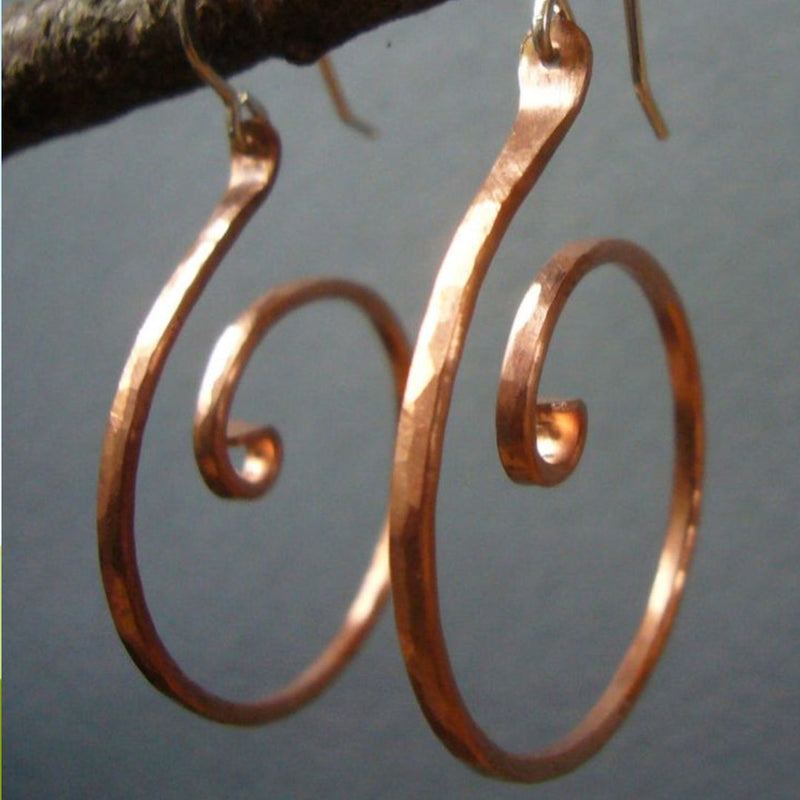 Vintage Handmade Gold Earring