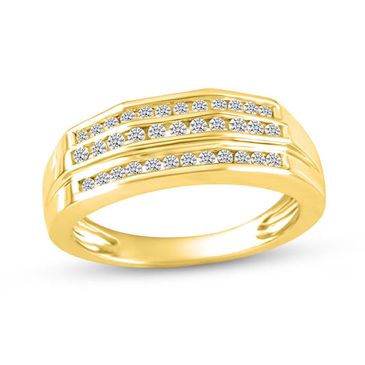 Triple Gleam Ring