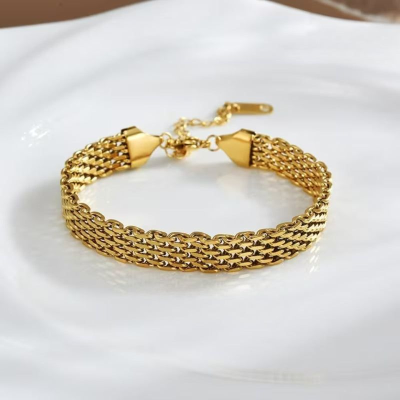 Vintage Handmade Gold Bracelet