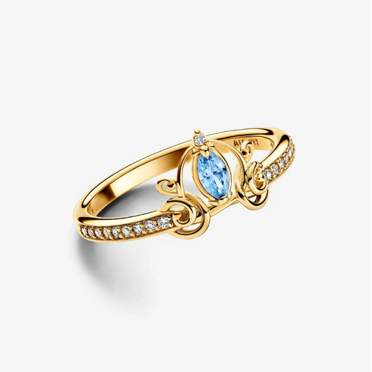 Carriage Charm Ring