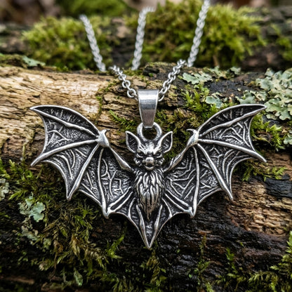 Cursed Bat Gothic Necklace