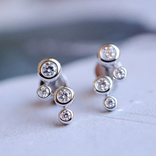 Vintage Handmade Silver Earring