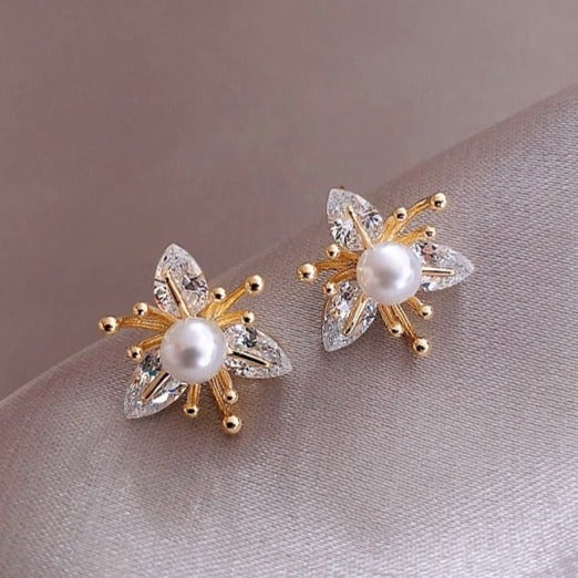Delicate Artisan Pearl Earring