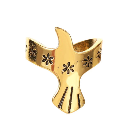 Delicate Artisan Gold Earring