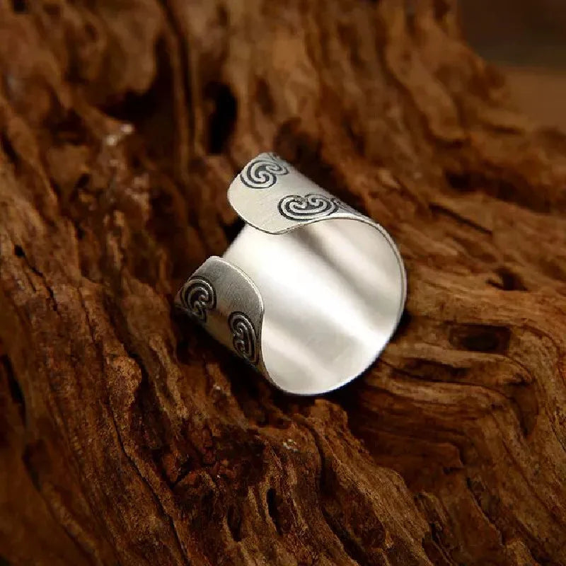 Delicate Artisan Silver Ring