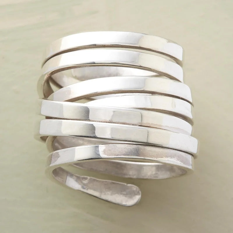 Delicate Artisan Silver Ring