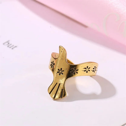 Delicate Artisan Gold Earring