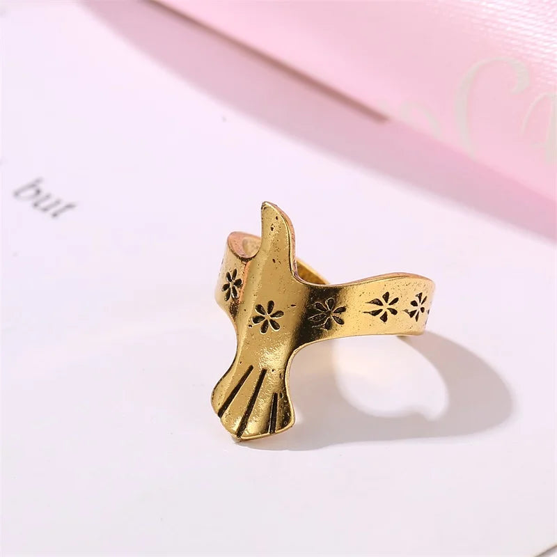 Delicate Artisan Gold Earring