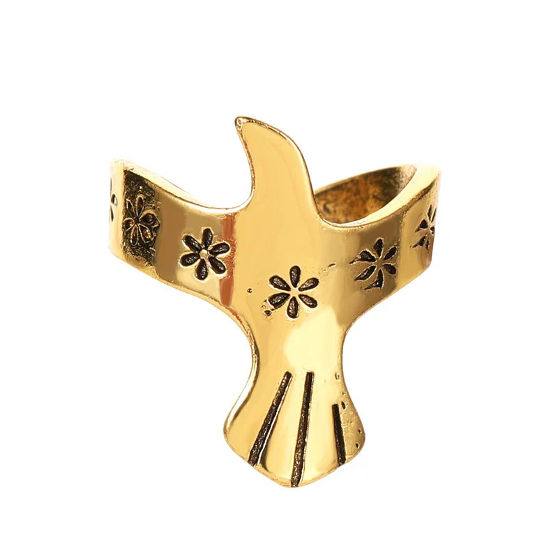 Delicate Artisan Gold Earring