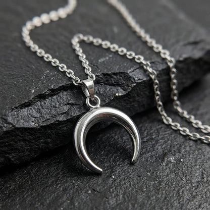 Lunaris Crescent Horn Necklace