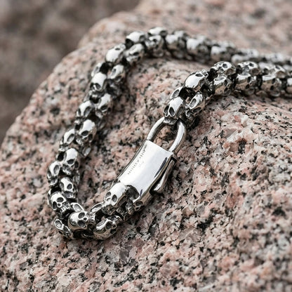 Memento Mori Skull Chain Necklace