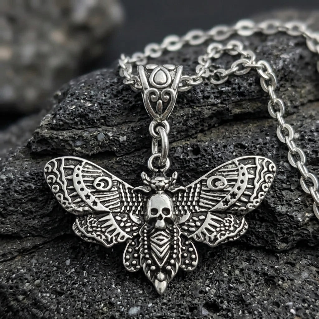 Mystic Death Moth Necklace