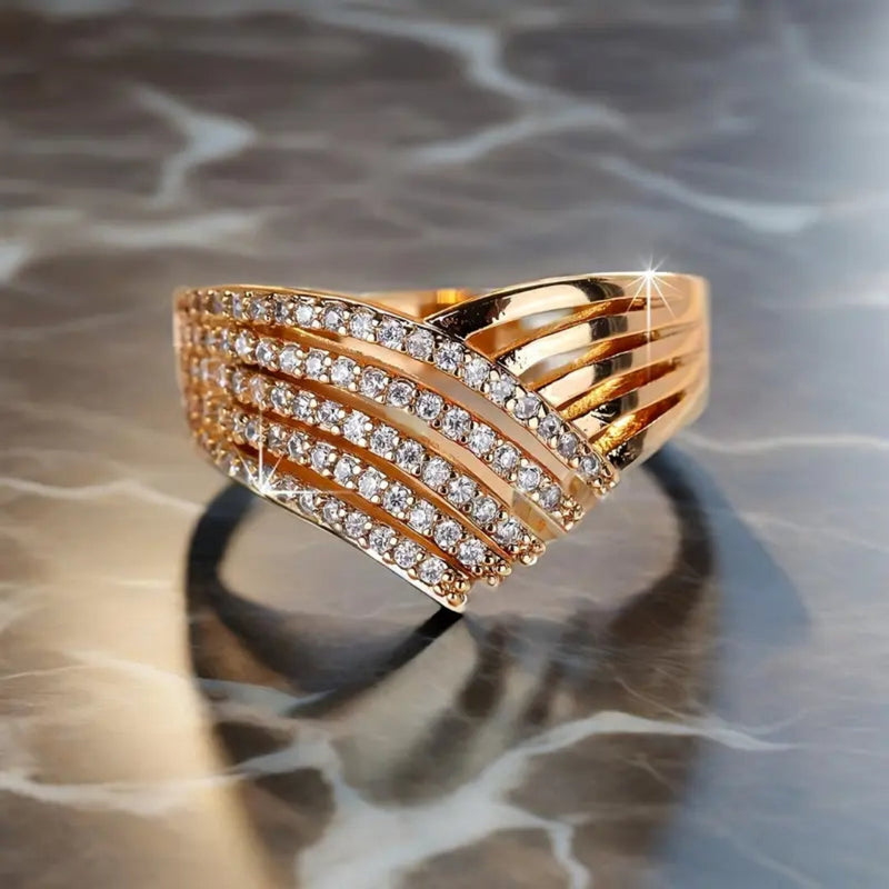 Beautiful Gold Ring with Unique Style