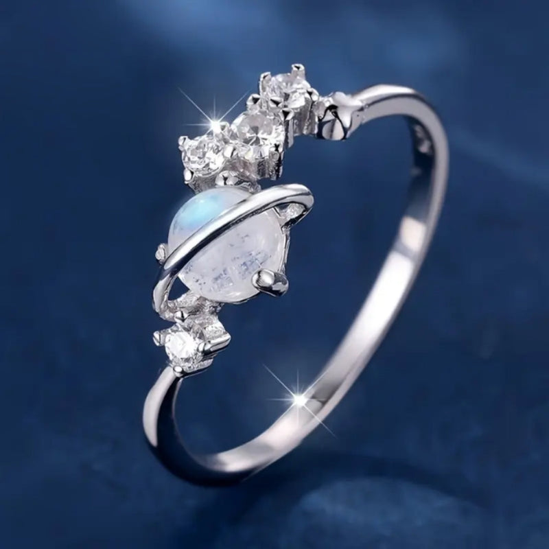 Romantic Silver Ring for Special Moments