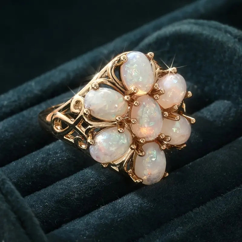Delicate Artisan Gold Ring
