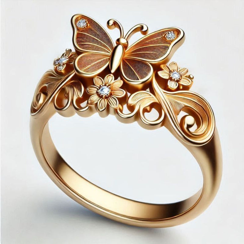 Beautiful Gold Ring with Unique Style